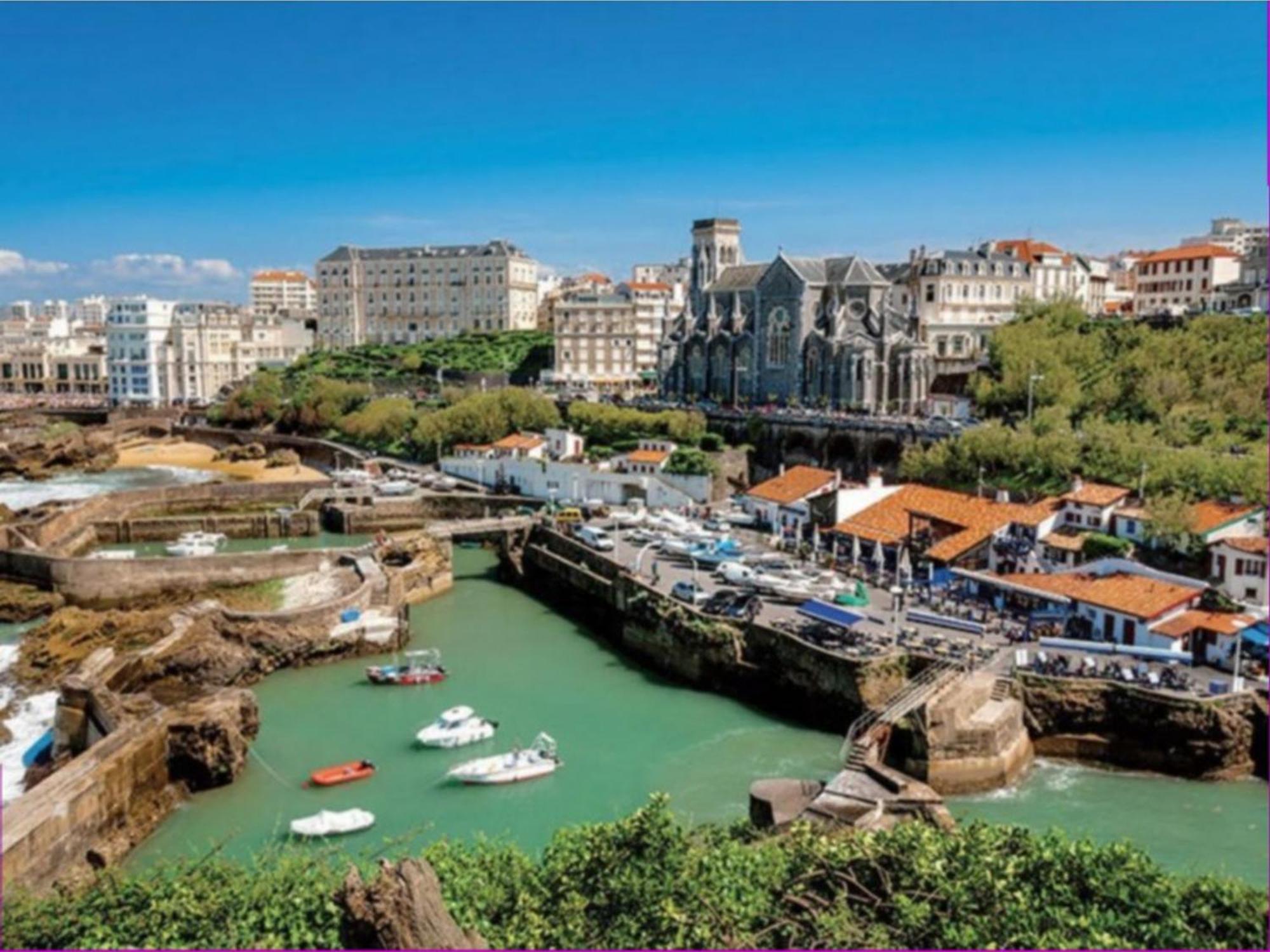 Studio Front De Mer Avec Piscine Et Balcon A Biarritz - Fr-1-3-412 Luaran gambar
